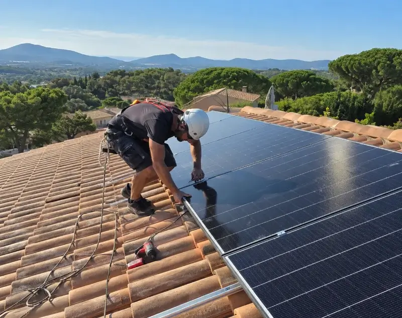 Installateur panneaux solaires Camplong — pose photovoltaïque sur toiture